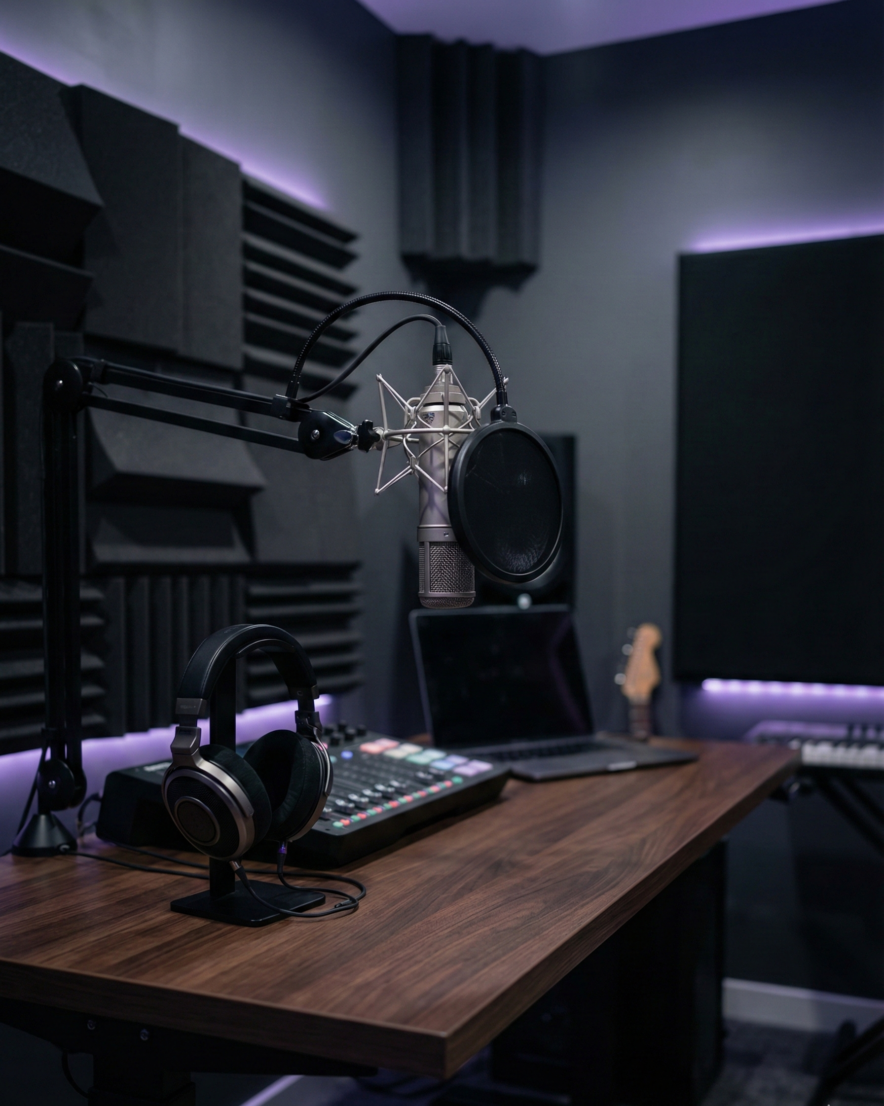 Professional audio setup